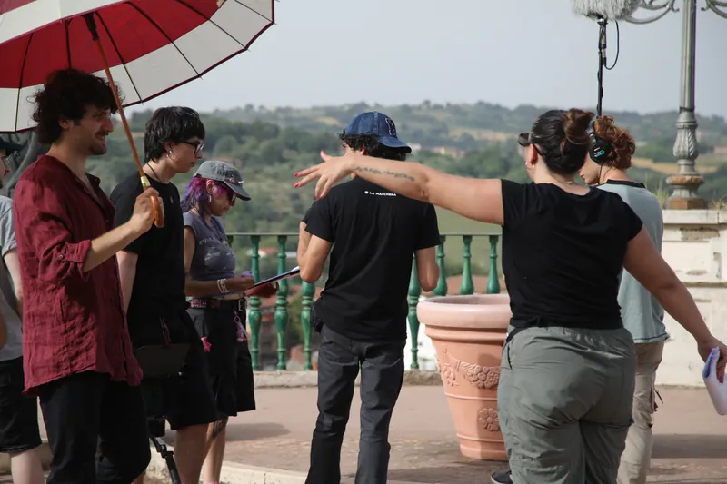Corso Master Cinema 2025 – Organizzazione della troupe e degli interpreti sulla terrazza