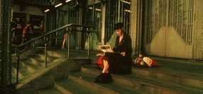 Am&eacute;lie alla stazione in compagnia dello gnomo