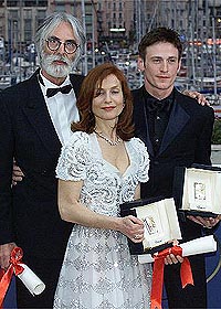 Michael Haneke e i due protagonisti