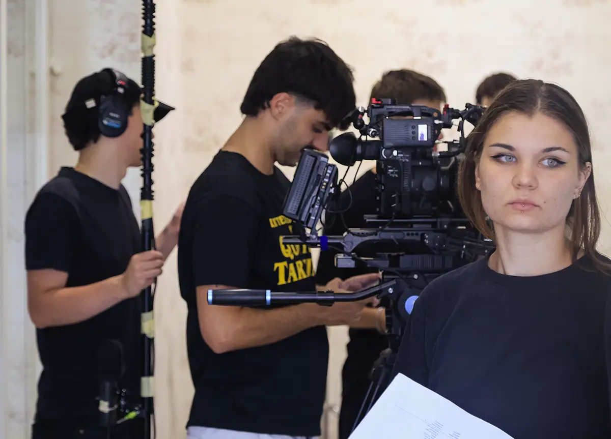 A scuola di cinema: sul set
