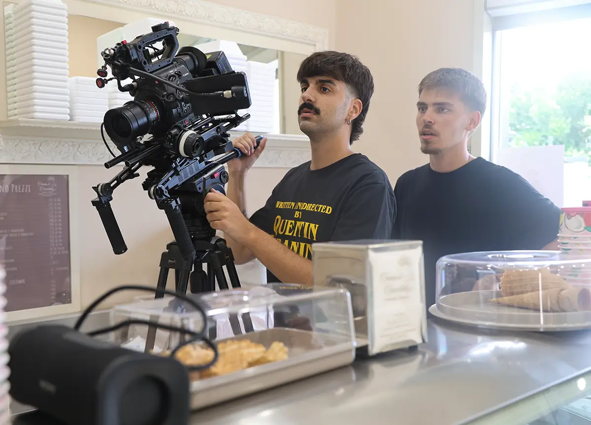 A scuola di cinema: sul set