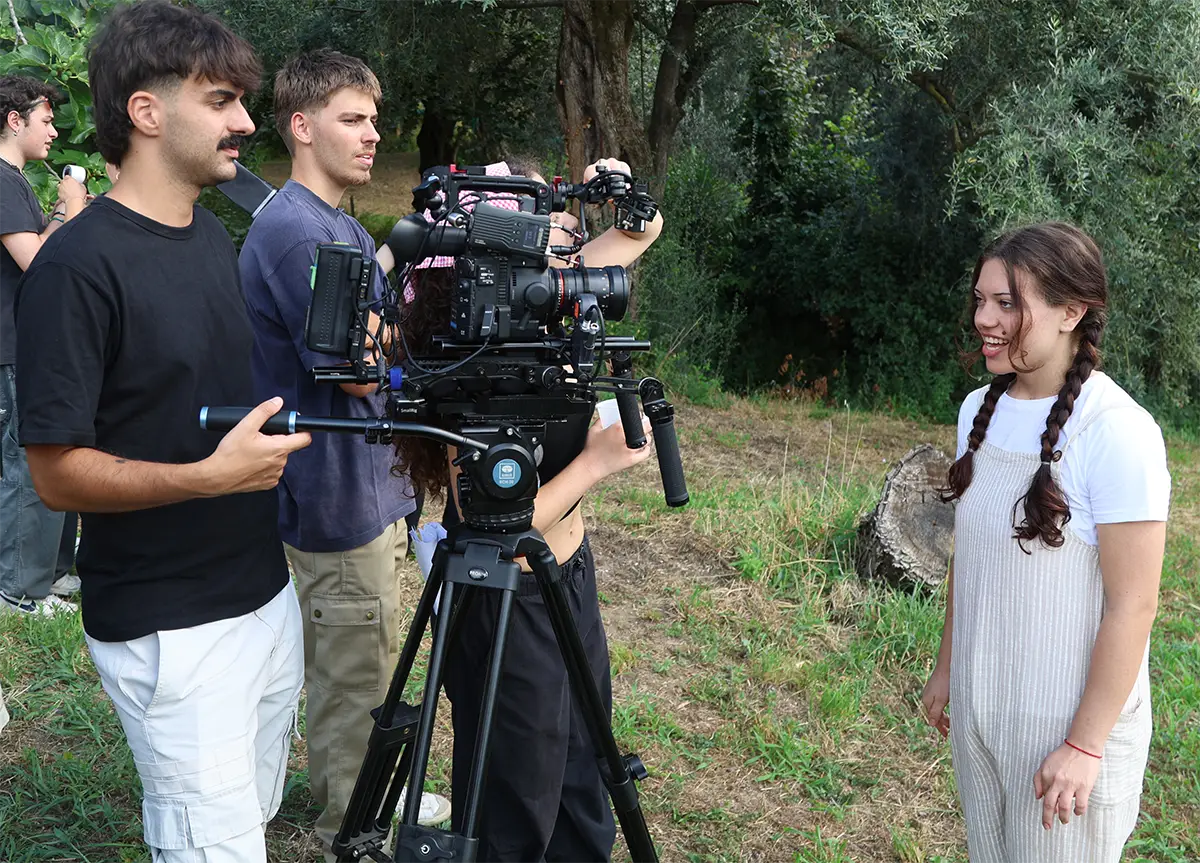 A scuola di cinema: sul set