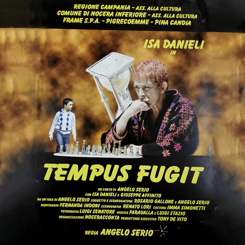Tempus Fugit, locandina del corto diretto da Angelo Serio con Isa Danieli